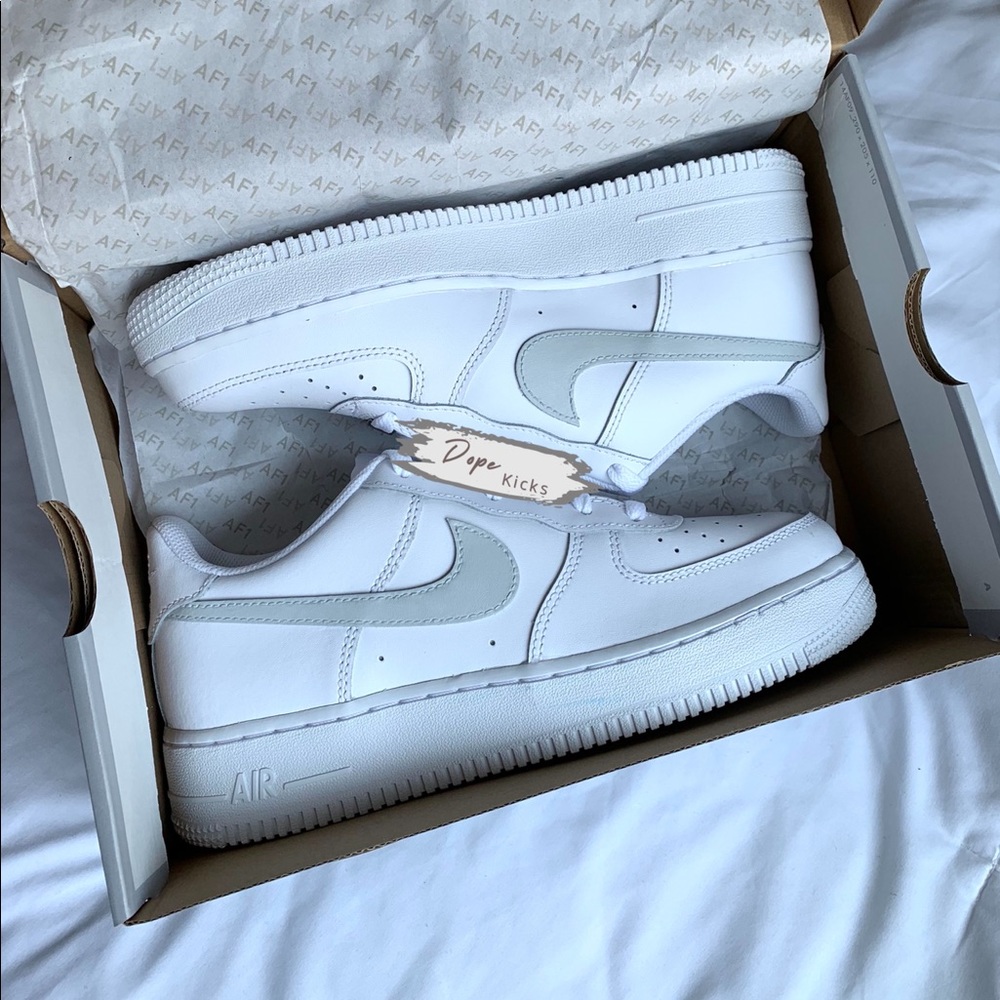 Custom Gray Air Force 1